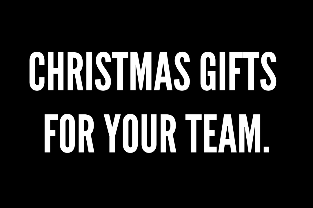 Christmas gift for your team? Give a tote bag with text they will actually use