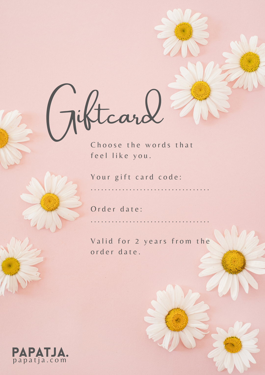 PAPATJA Gift Card